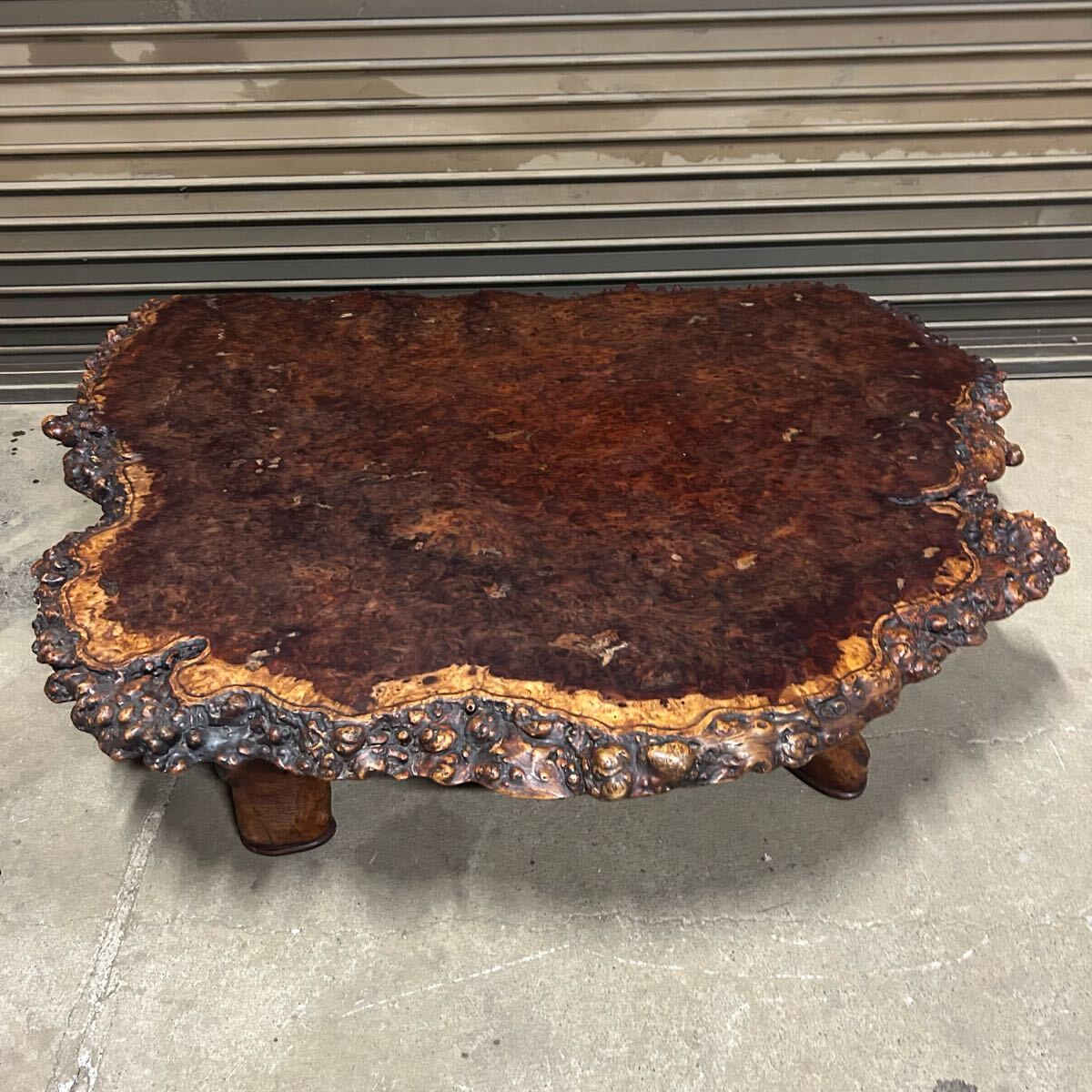 中古品 希少 花梨 一枚板 唐木 座敷机 瘤花梨 瘤杢 葡萄杢 玉杢 中古品 希少 花梨 一枚板 唐木 座敷机 瘤花梨 瘤杢 葡萄杢 玉杢
