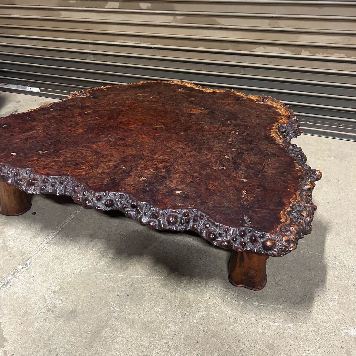 中古品 希少 花梨 一枚板 唐木 座敷机 瘤花梨 瘤杢 葡萄杢 玉杢 中古品 希少 花梨 一枚板 唐木 座敷机 瘤花梨 瘤杢 葡萄杢 玉杢
