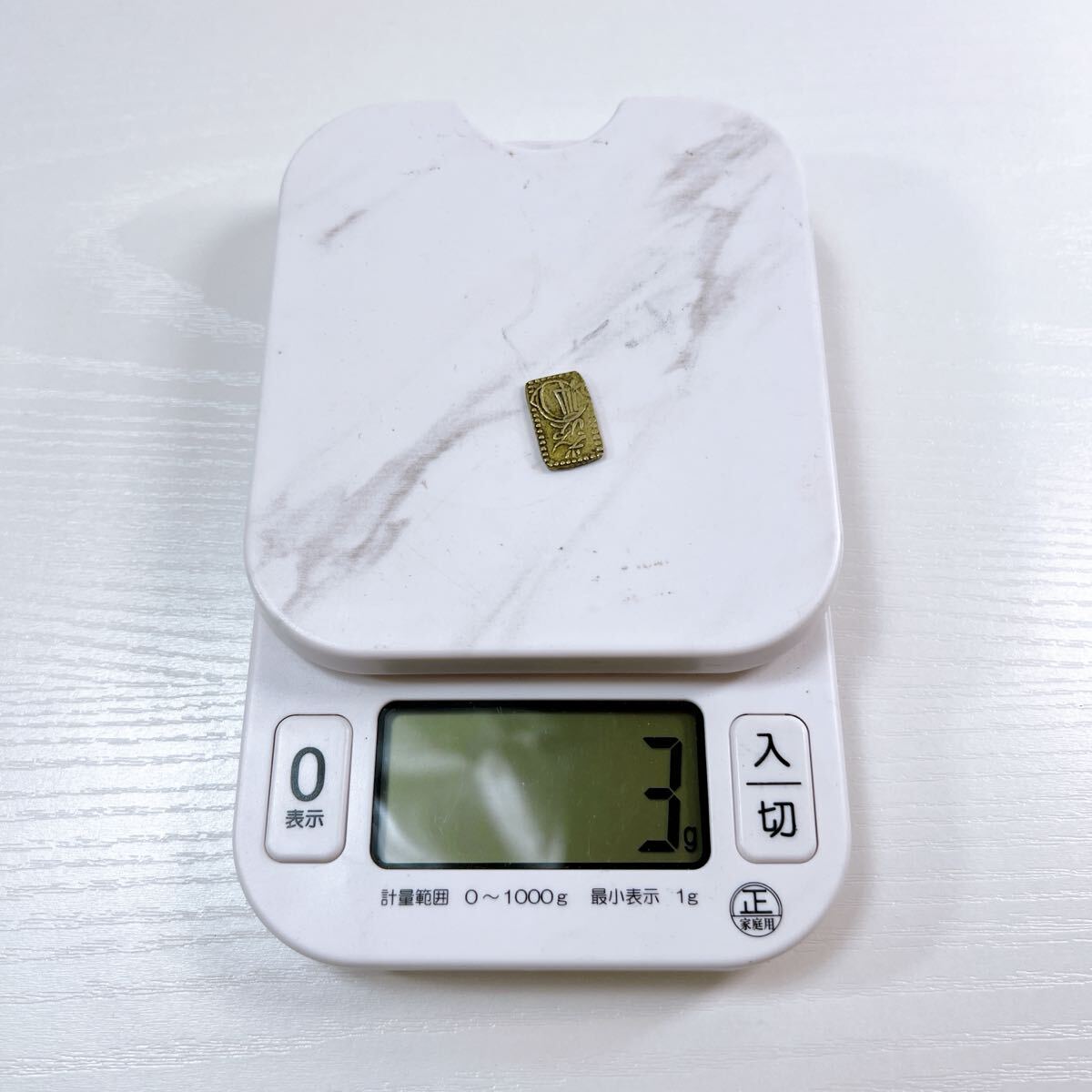 310【中古】明治二分判金 日本 古銭 約3g 二分金 アンティーク 310【中古】明治二分判金 日本 古銭 約3g 二分金 アンティーク