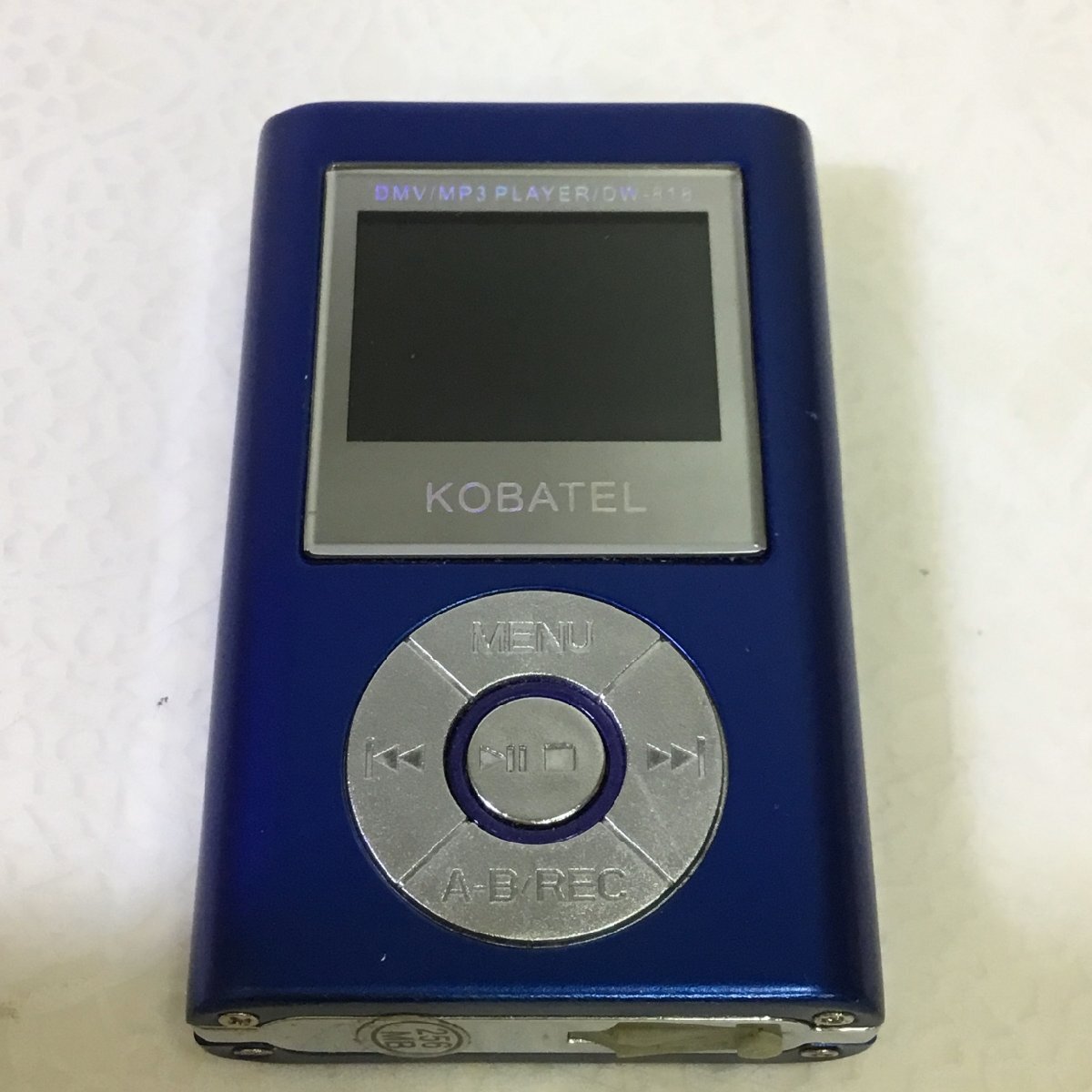 【中古品/CH】KOBATEL コバテル DMV / MP3 / PLAYER / DW-818 プレーヤー ブルー MP3 RS0406/0000