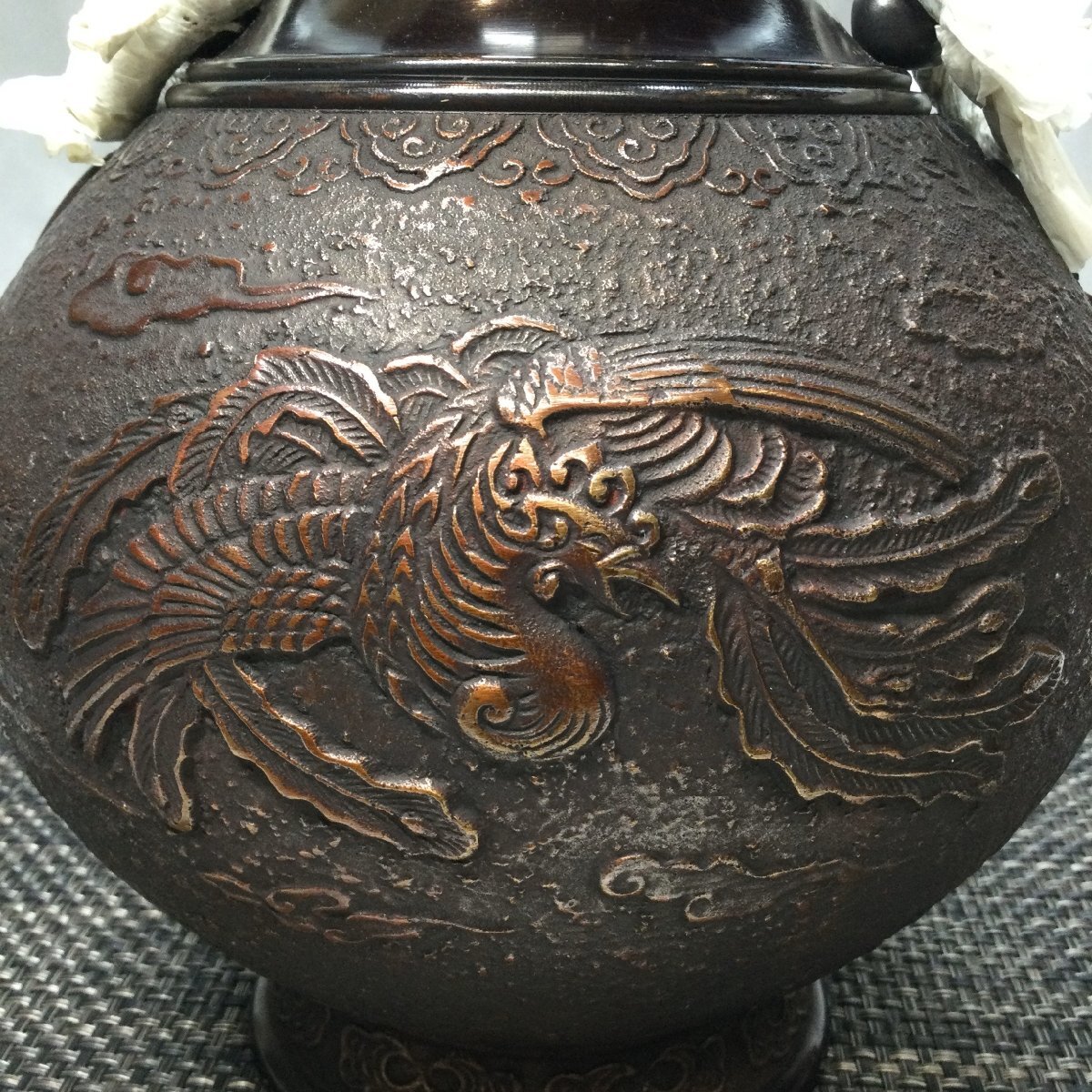 未使用/長期保管品/TSS】高岡銅器 真峰 花瓶 花器 フラワー 未使用/長期保管品/TSS】高岡銅器 真峰 花瓶 花器 フラワー