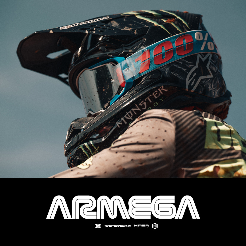 MXゴーグル 100% 23fa ARMEGA Barely2 モトクロス 正規(guī)輸入品 WESTWOODMX