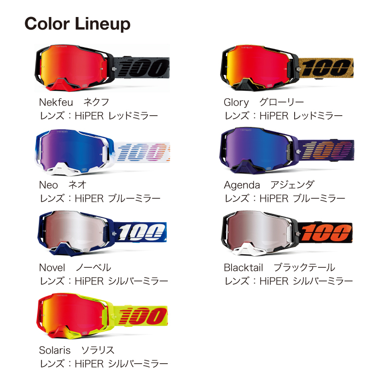 MXゴーグル 100% 23fa ARMEGA Barely2 モトクロス 正規(guī)輸入品 WESTWOODMX