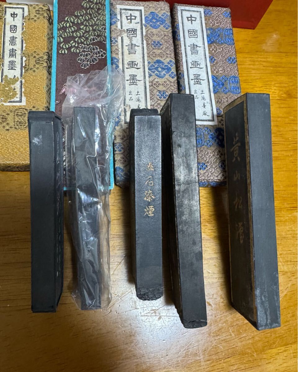 墨 中国墨 書道具 古墨 文房四宝 唐墨 書道 大好山水 曹素功 墨 中国墨 書道具 古墨 文房四宝 唐墨 書道 大好山水 曹素功