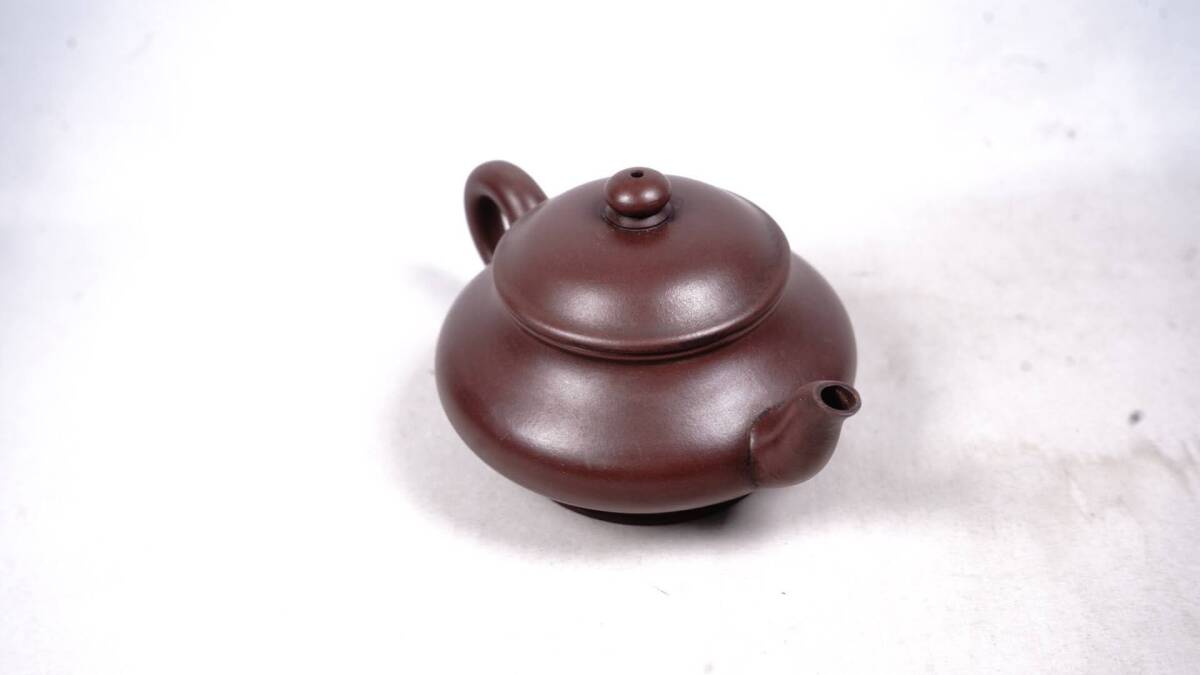 0425-4 朱泥 急須 底款友名世人伴天下士 茶道具 煎茶道具 中国古 0425-4 朱泥 急須 底款友名世人伴天下士 茶道具 煎茶道具 中国古