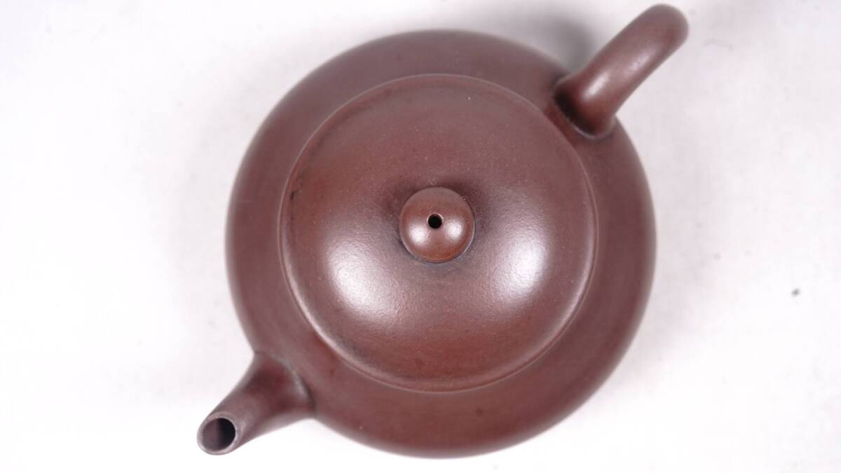0425-4 朱泥 急須 底款友名世人伴天下士 茶道具 煎茶道具 中国古 0425-4 朱泥 急須 底款友名世人伴天下士 茶道具 煎茶道具 中国古