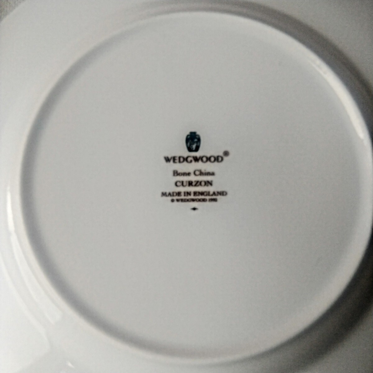 廃盤・黒壺・英国製◇ WEDGWOOD◇CURZON◇17.5cm プレート 6枚 廃盤・黒壺・英国製◇ WEDGWOOD◇CURZON◇17.5cm プレート 6枚