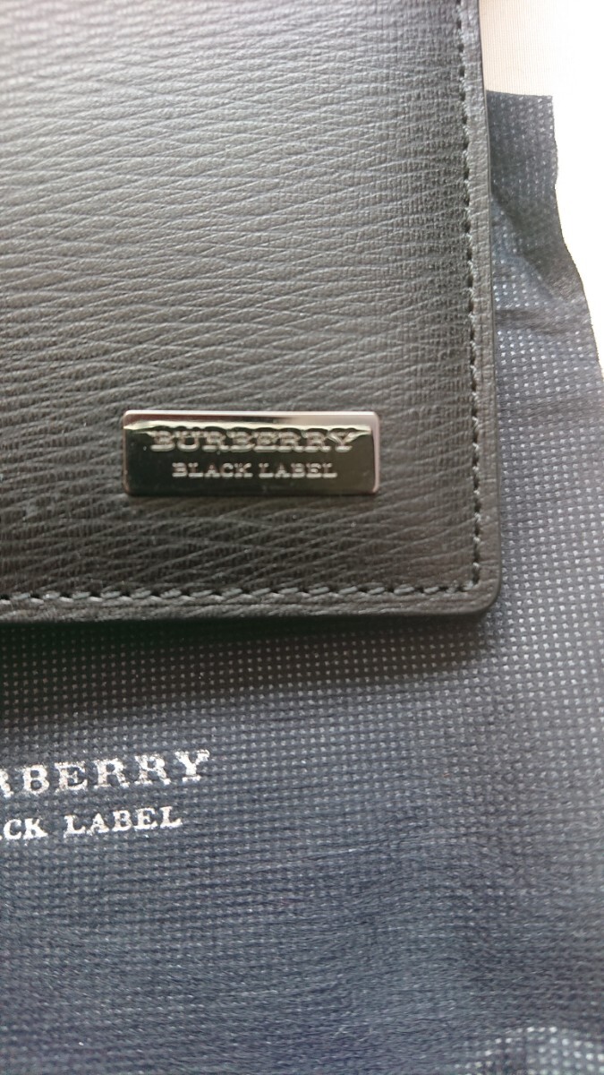 希少品 未使用 バーバリー ブラックレーベル 二つ折り財布 財布 小銭入れ札入れ付き_画像2