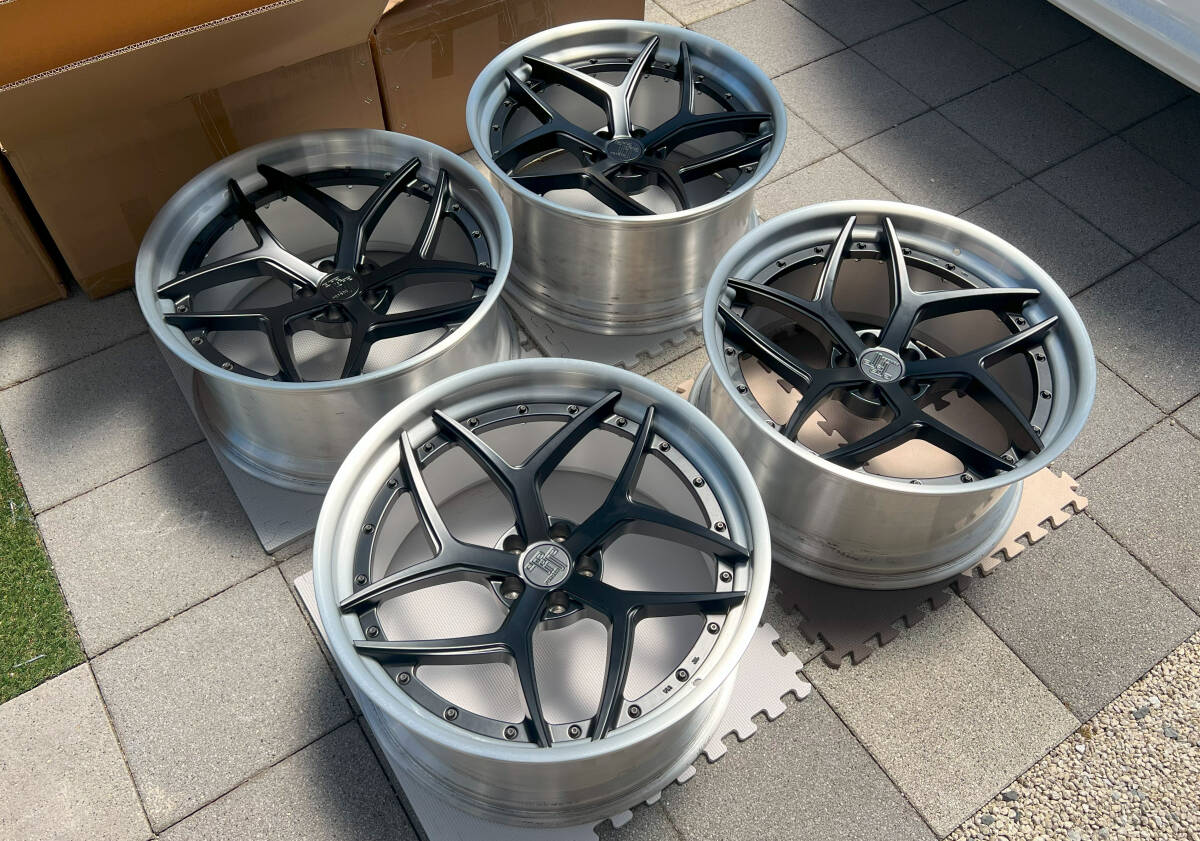 ◆ 美品 鍛造 22インチ ホイール　10.5J　T&T FORGED　97-6　國(guó)産 114.3 ピッチ 　4本セット