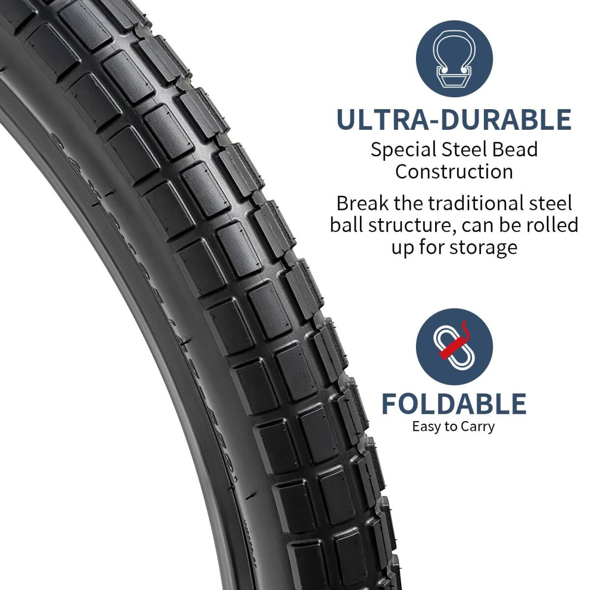 2本セット,26 2.125 タイヤ,26x2.125 57-559 自転車タイヤ + チューブ 肉厚 米式バルブ32mm+タイヤレバー,タイヤ 26 2.125,自転車 タイヤ_画像3