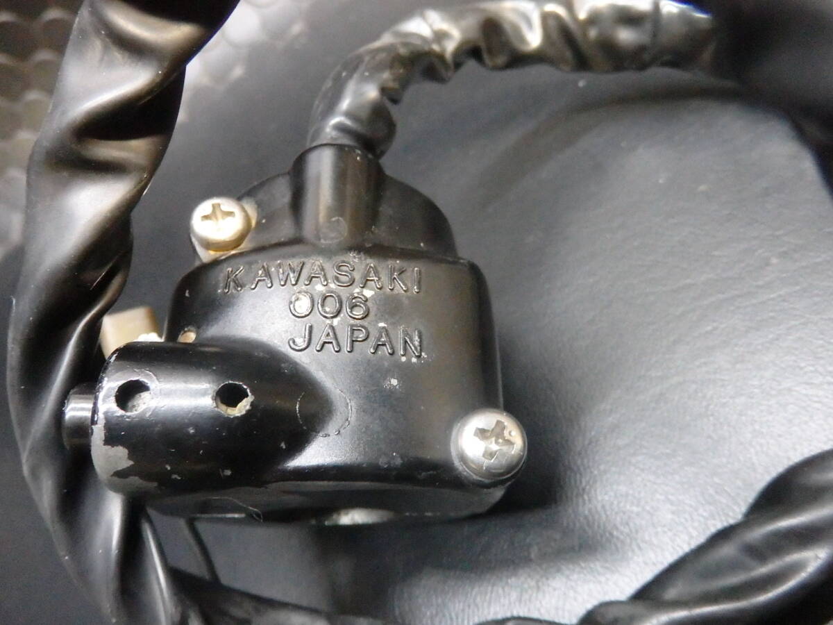  Kawasaki Z1 начальная модель оригинальный рукоятка с переключателем левый 73 год подлинная вещь YG04①