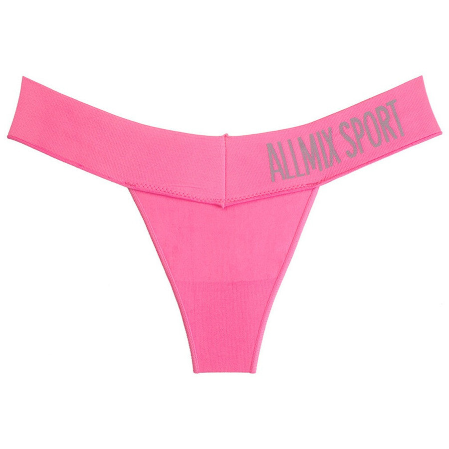 Tバック レディース スポーツ セクシー ローライズ オシャレ ALLMIX ストレッチ 運動 ヨガウェア フィットネス XL ローズレッド