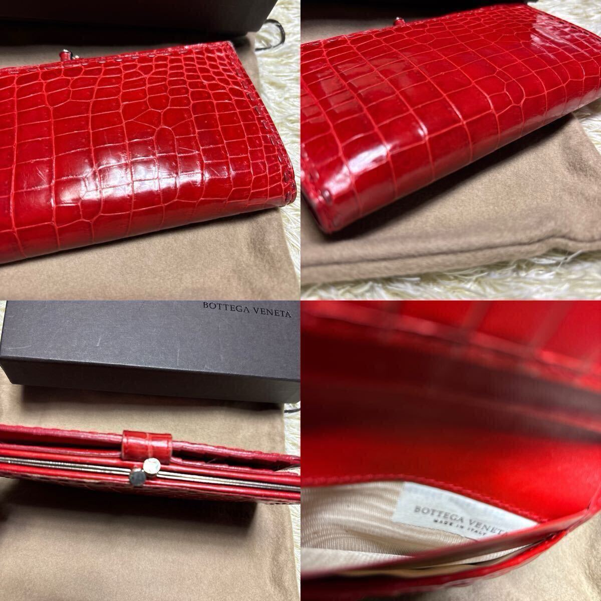極希少 BOTTEGA VENETA ボッテガヴェネタ クロコダイル 長財布 極希少 BOTTEGA VENETA ボッテガヴェネタ クロコダイル 長財布