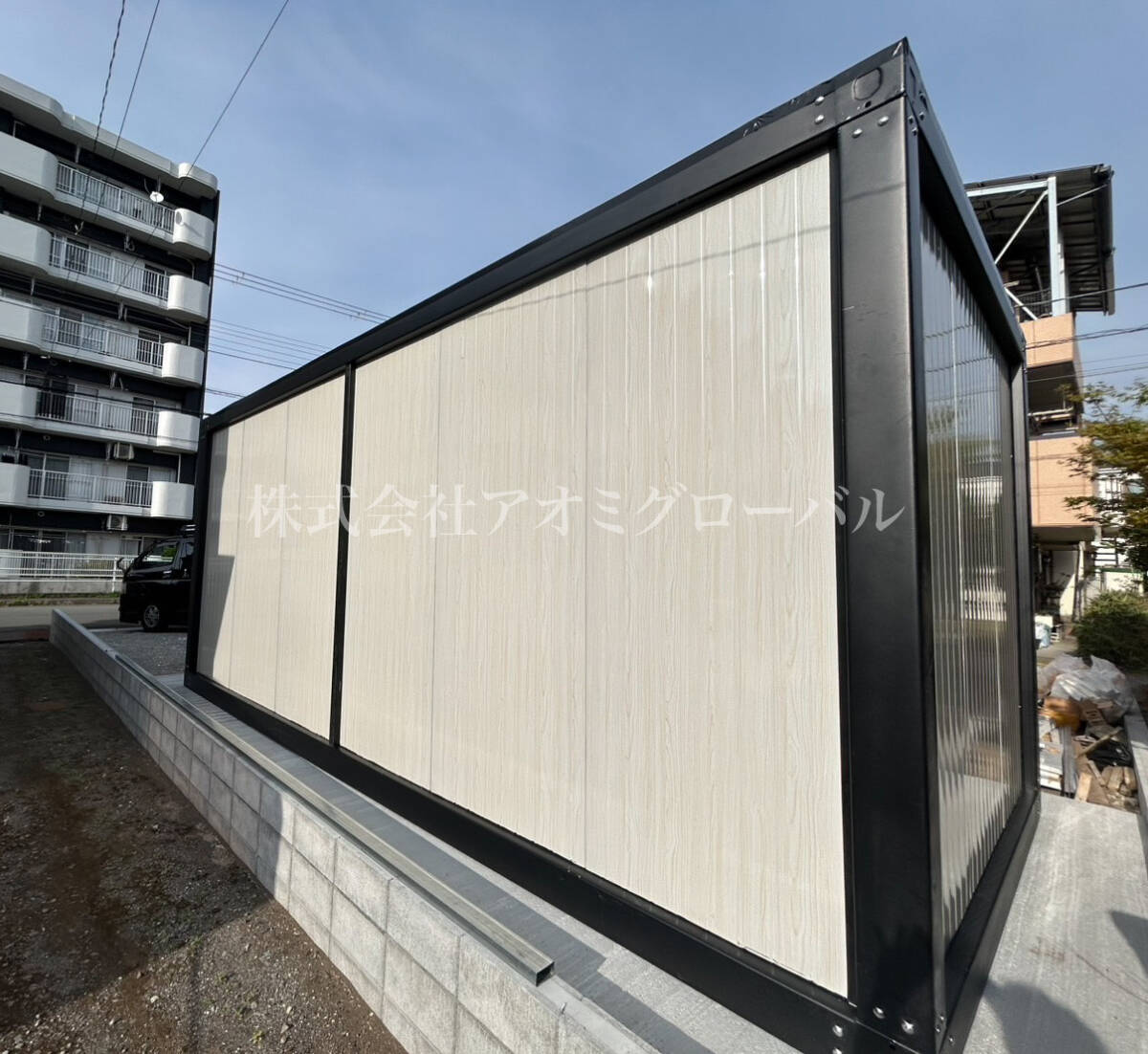 移動可能な鉄骨ガレージ プレハブハウス カーポート シャッター 移動可能な鉄骨ガレージ プレハブハウス カーポート シャッター