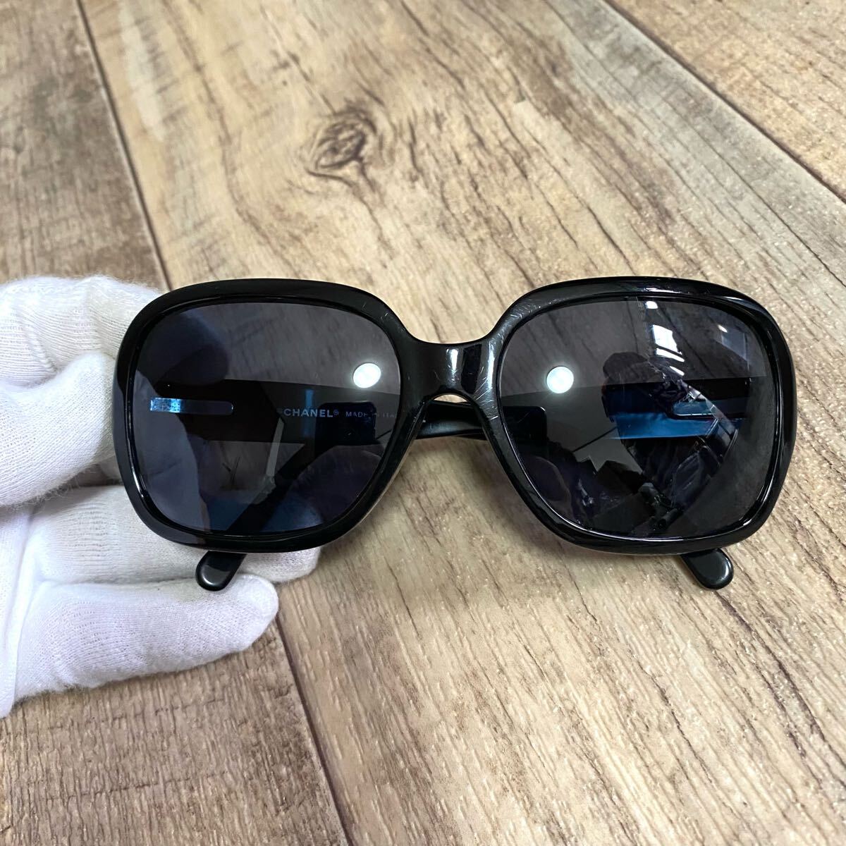 正規品 CHANEL シャネル ココマーク マトラッセ サングラス 黒 正規品 CHANEL シャネル ココマーク マトラッセ サングラス 黒