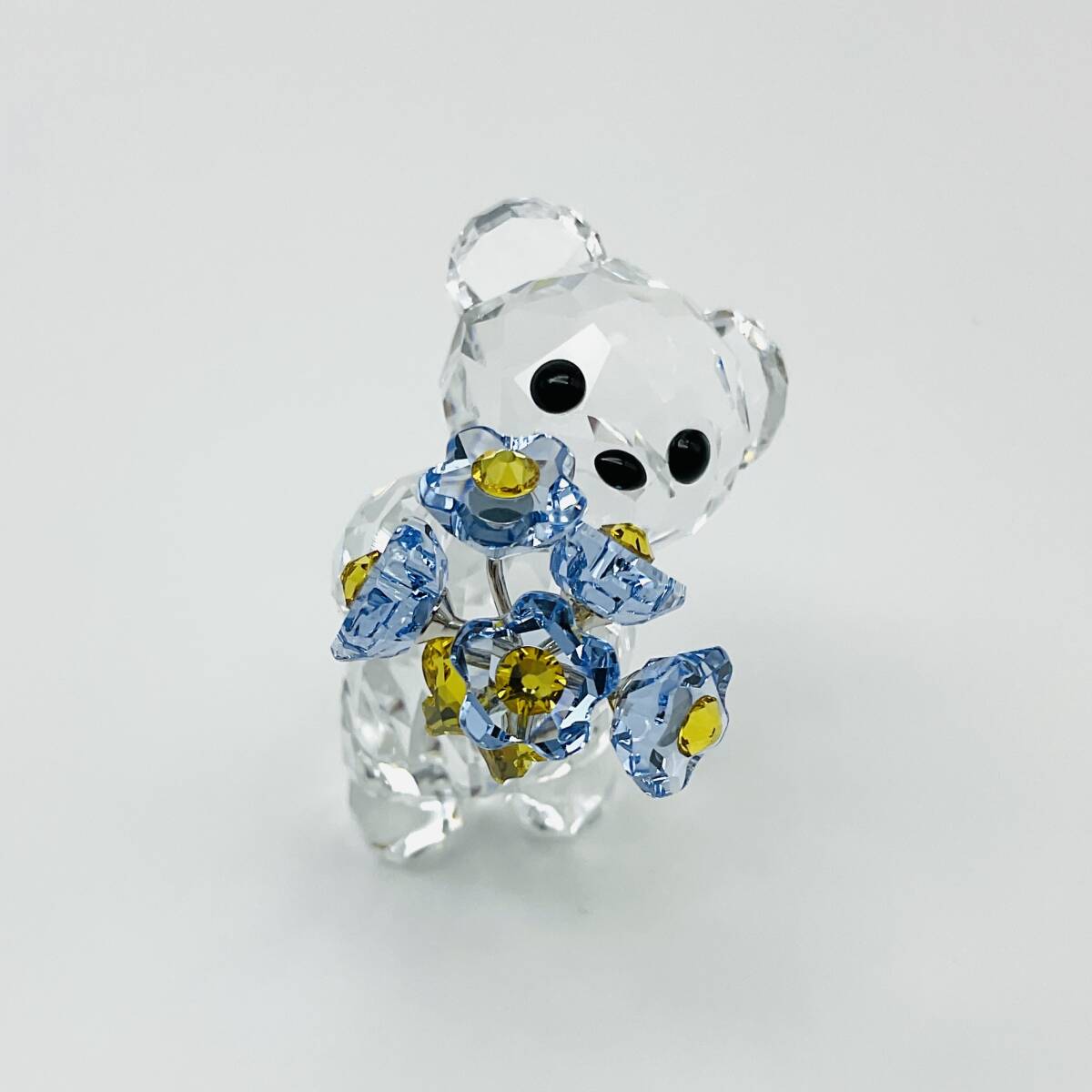 5755】美品 SWAROVSKI スワロフスキー クリスタル くま 花束 5755】美品 SWAROVSKI スワロフスキー クリスタル くま 花束