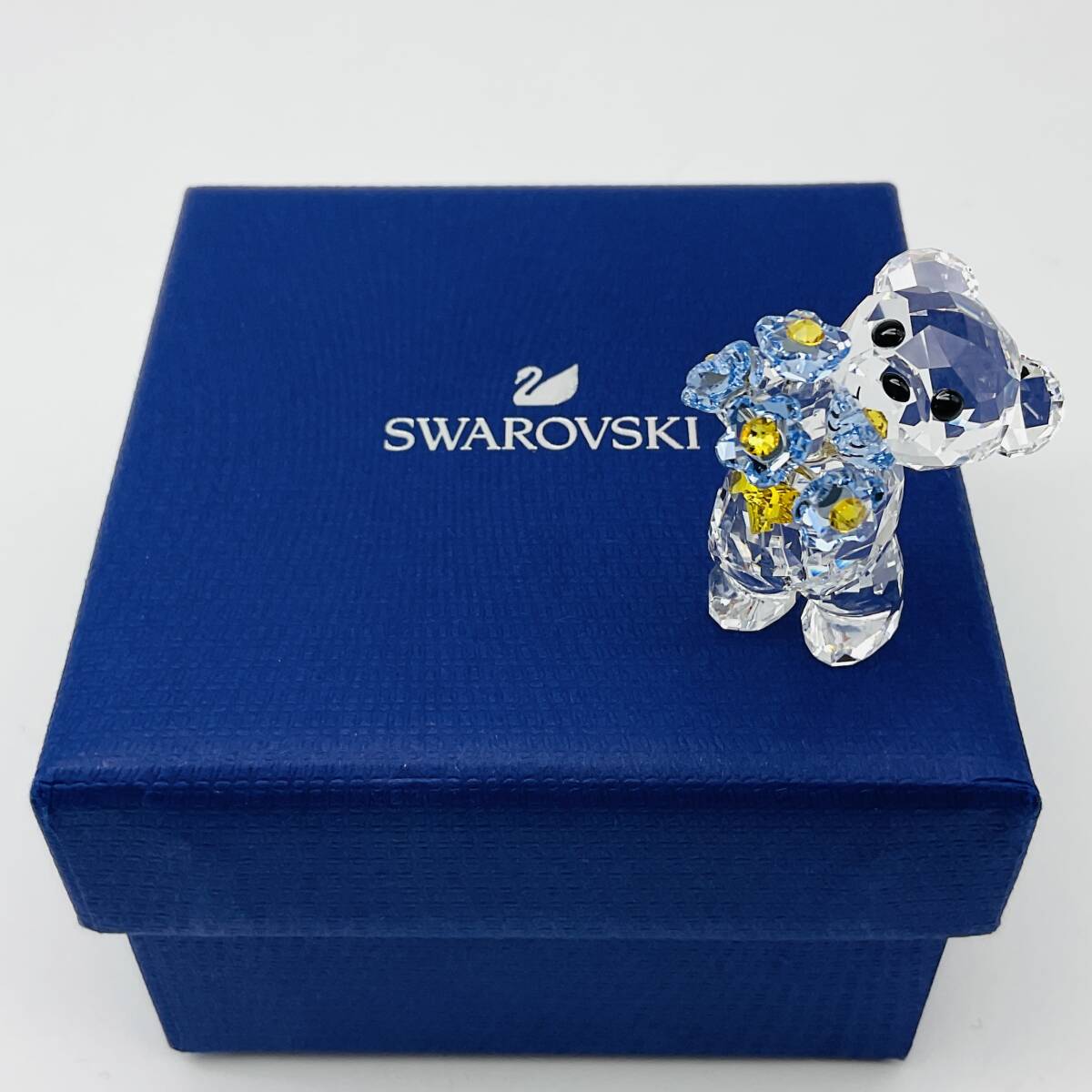 5755】美品 SWAROVSKI スワロフスキー クリスタル くま 花束 5755】美品 SWAROVSKI スワロフスキー クリスタル くま 花束