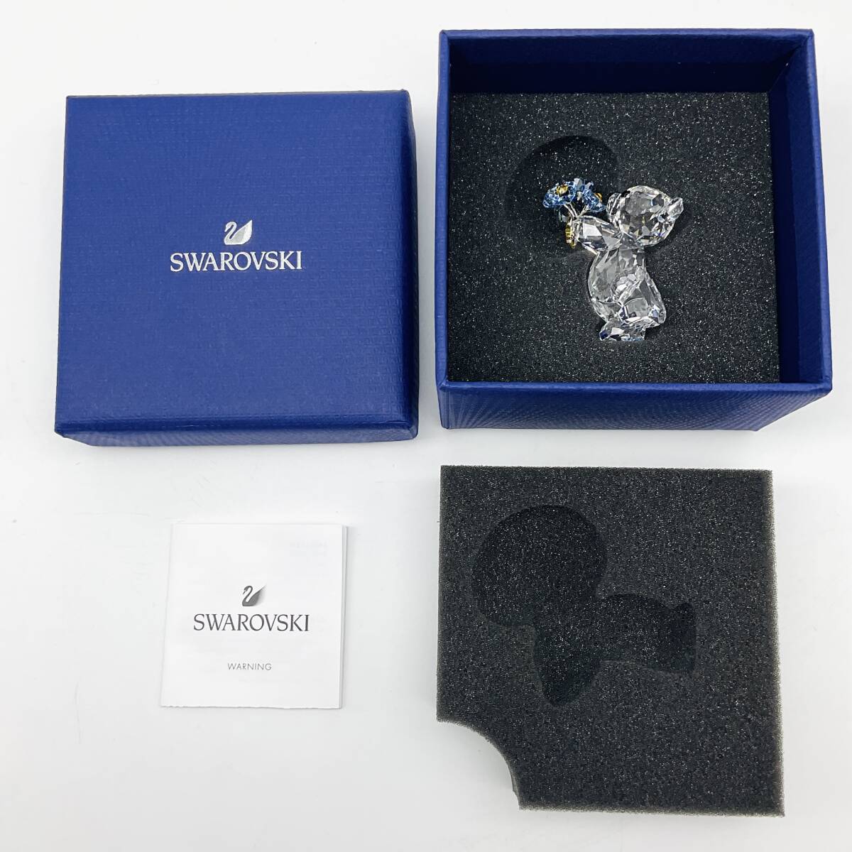 5755】美品 SWAROVSKI スワロフスキー クリスタル くま 花束 5755】美品 SWAROVSKI スワロフスキー クリスタル くま 花束