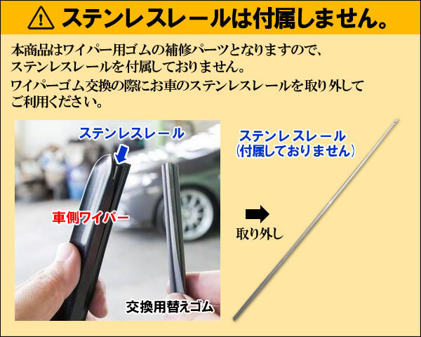 N-BOX+ JF1 JF2 ワイパー 替えゴム 替ゴム 運転席 助手席 リア 1臺分 3本セット 【送料無料 ネコポス発送】