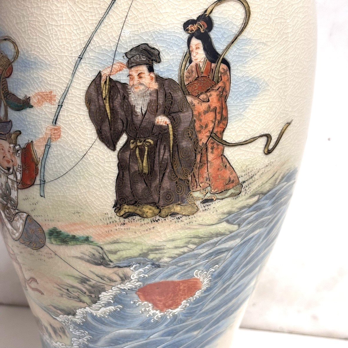 41】【併売品・店頭引取可能】九谷焼 九谷陶勝 金彩色絵 七福神 41】【併売品・店頭引取可能】九谷焼 九谷陶勝 金彩色絵 七福神