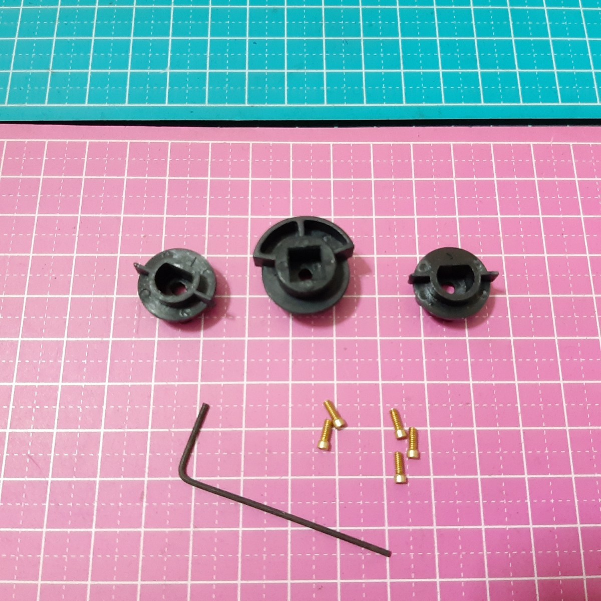 即決《送料無料》 ■5スポーク 紫■　アルミ ハンドル ステアリング　FUTABA SANWA KO JR プロポ 用 　4PV 4PX 7PX 10PX MT44 MT17 EX-1/2