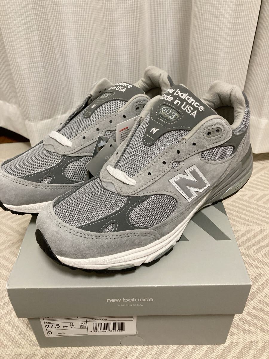 1円スタート 新品未使用 27.5cm USA製 New Balance MR993GL 1円スタート 新品未使用 27.5cm USA製 New Balance MR993GL