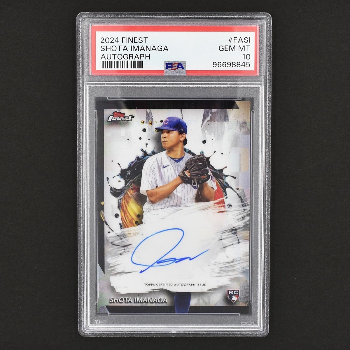 PSA10 今永昇太 直筆サインカード 2024 Topps Finest Shota PSA10 今永昇太 直筆サインカード 2024 Topps Finest Shota