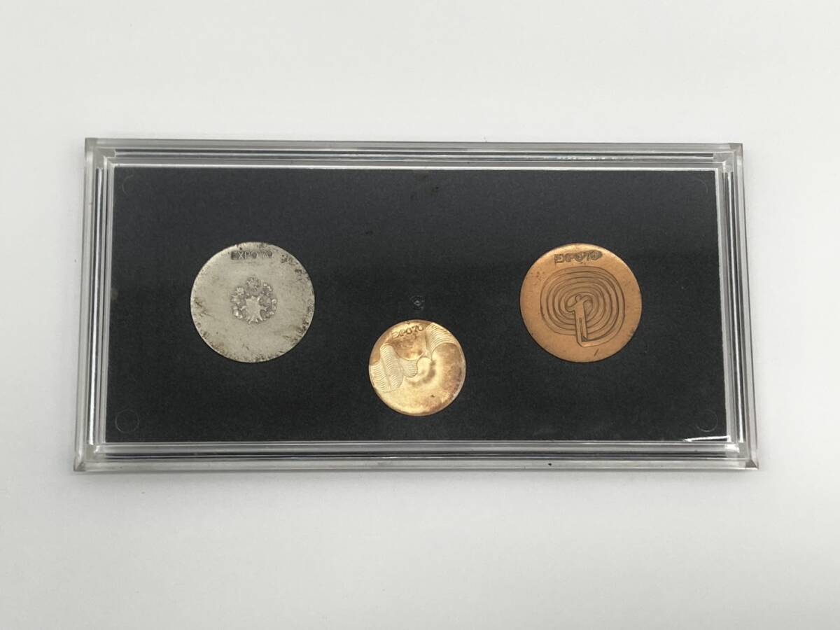 日本万国博覧会記念メダル EXPO'70 金銀銅3枚セット k18 750 日本万国博覧会記念メダル EXPO'70 金銀銅3枚セット k18 750