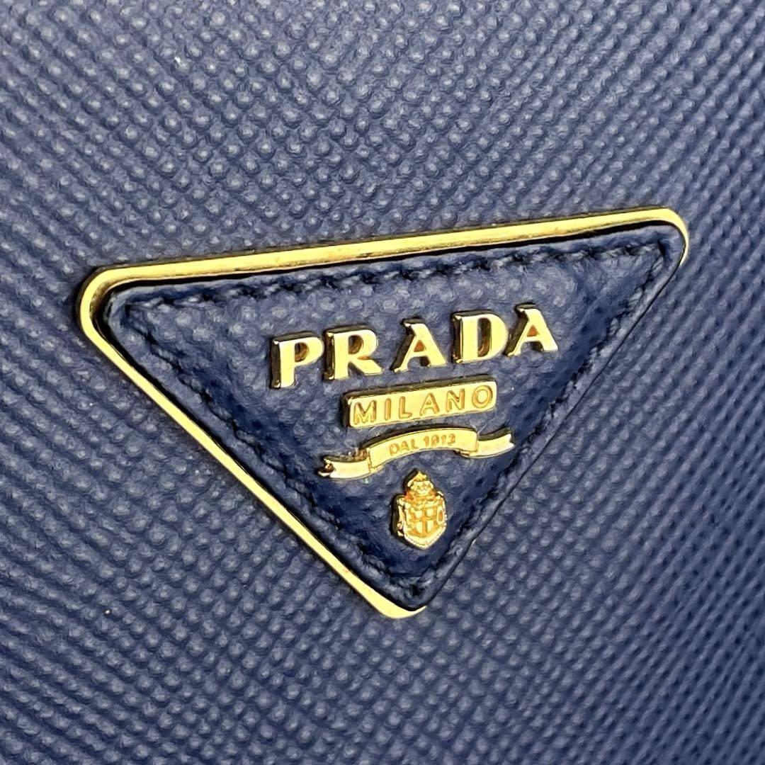 極美品】PRADA プラダ トートバッグ ドゥーブレ 三角ロゴ 極美品】PRADA プラダ トートバッグ ドゥーブレ 三角ロゴ