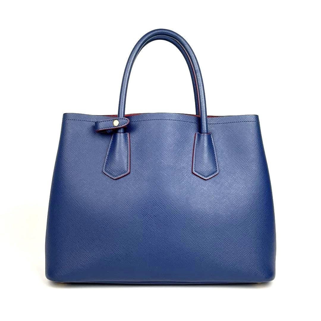 極美品】PRADA プラダ トートバッグ ドゥーブレ 三角ロゴ 極美品】PRADA プラダ トートバッグ ドゥーブレ 三角ロゴ