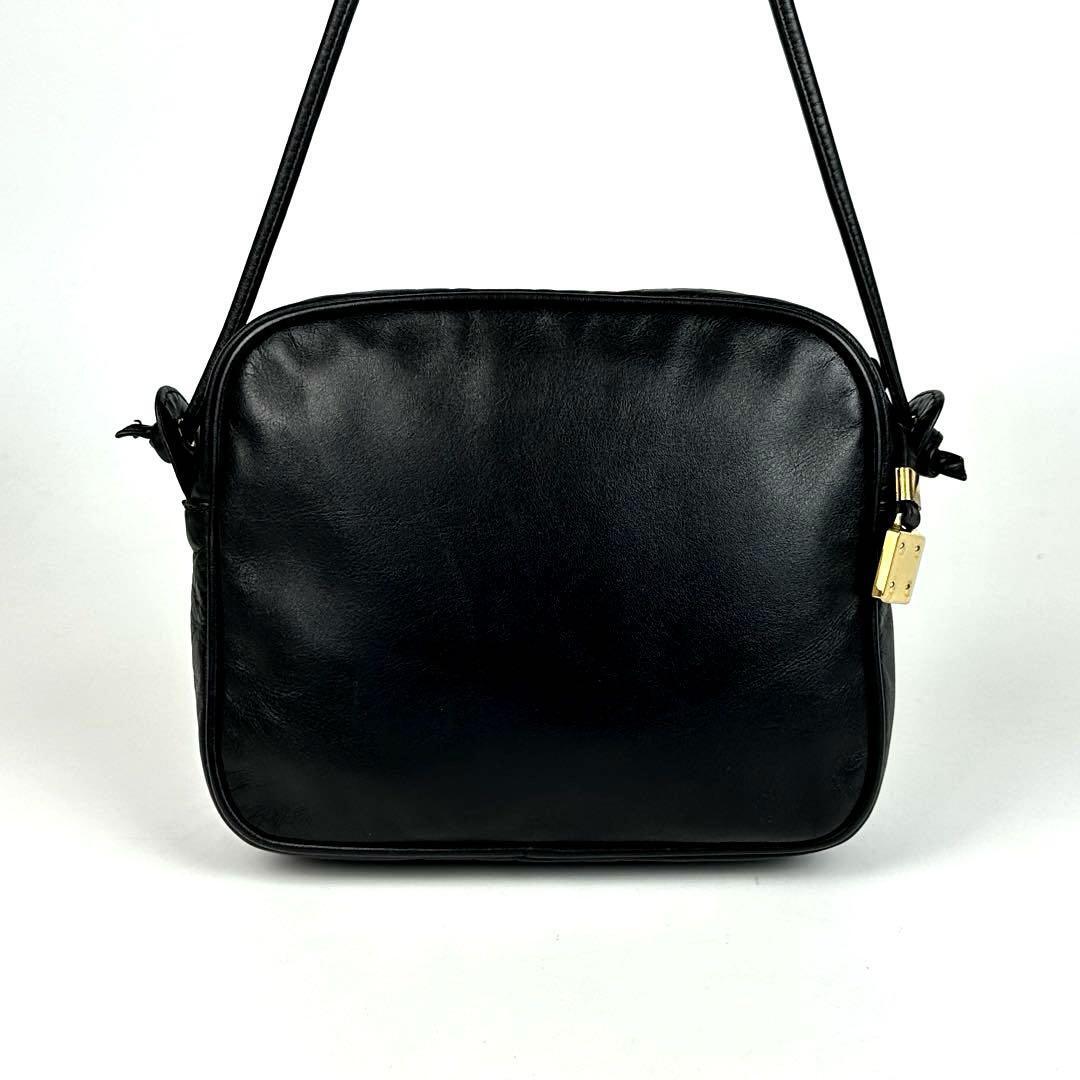 美品 LOEWE ロエベ ショルダーバッグ アナグラム ロゴ型押し 美品 LOEWE ロエベ ショルダーバッグ アナグラム ロゴ型押し