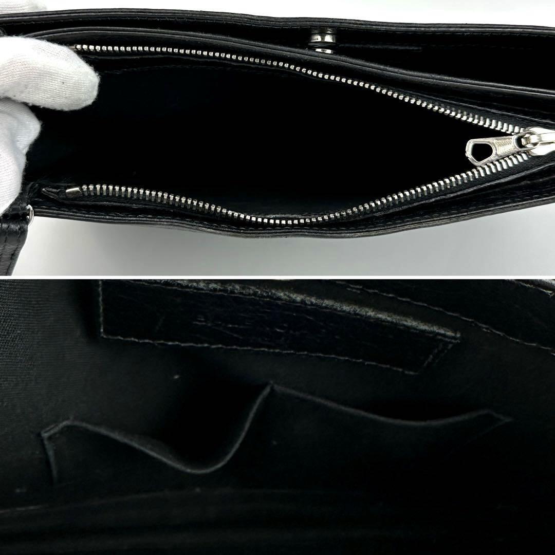美品】BALENCIAGA バレンシアガ ショルダーバッグ 2way ネイビー 美品】BALENCIAGA バレンシアガ ショルダーバッグ 2way ネイビー