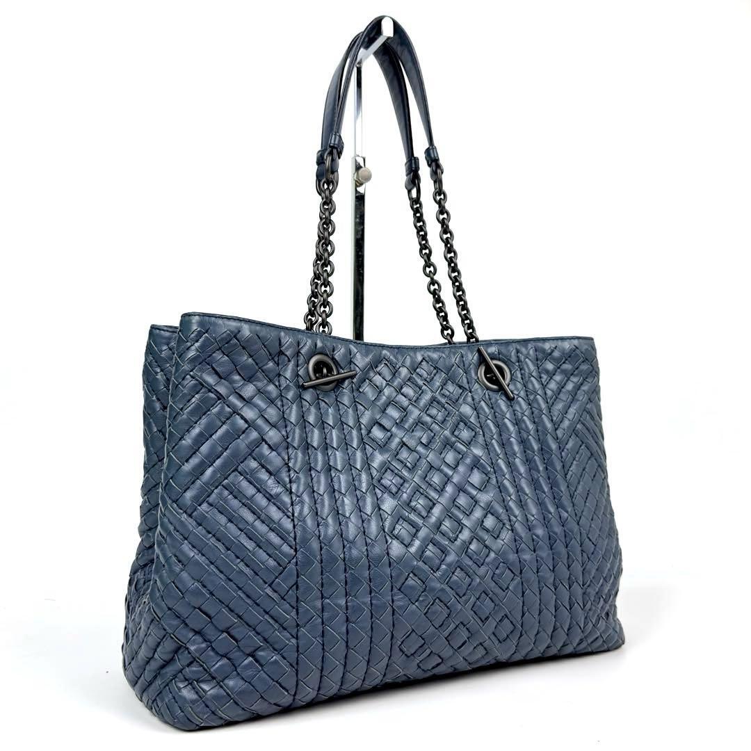 美品】BOTTEGA VENETA ボッテガヴェネタ トートバッグ イントレ 美品】BOTTEGA VENETA ボッテガヴェネタ トートバッグ イントレ