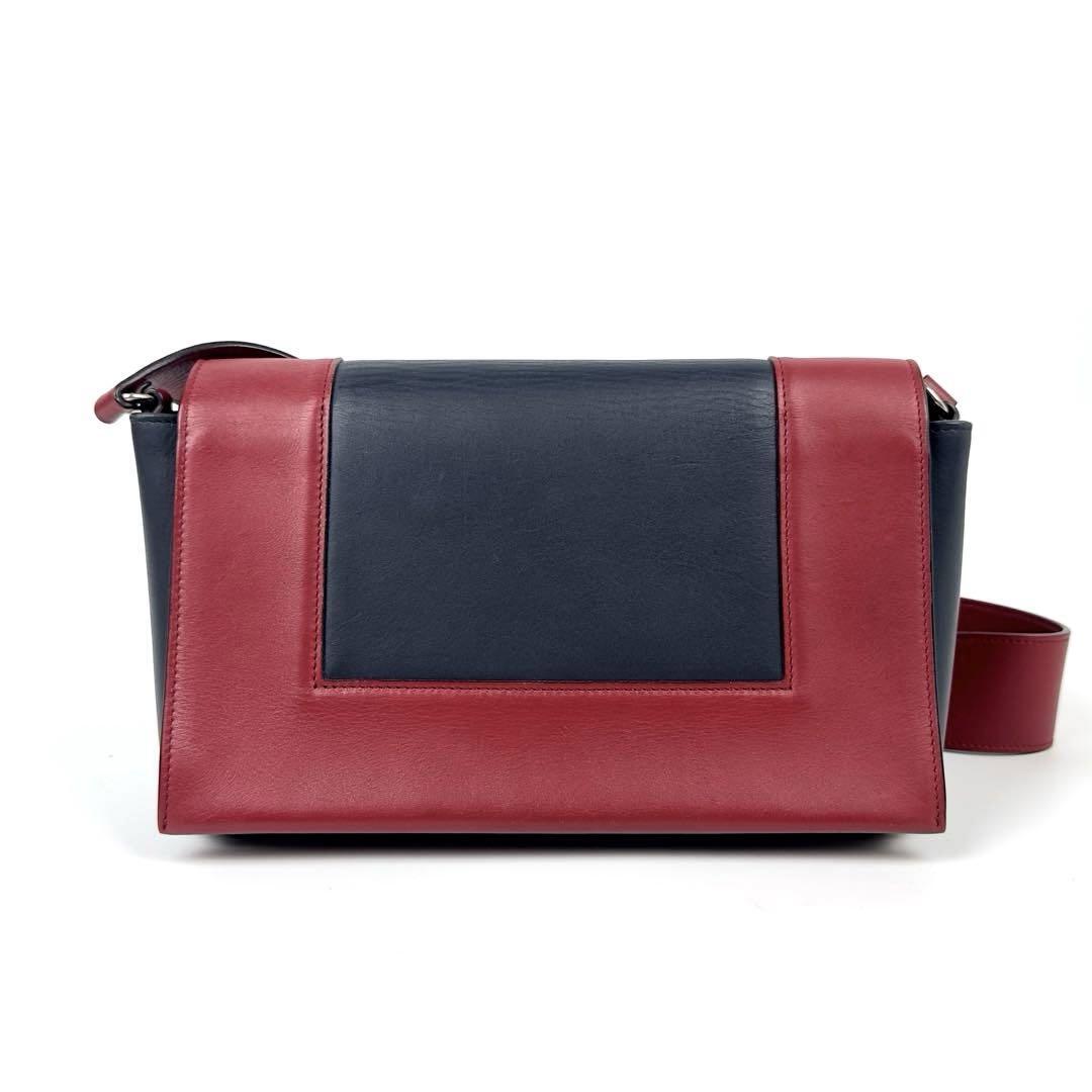 美品】CELINE セリーヌ ショルダーバッグ ミディアムフレーム 美品】CELINE セリーヌ ショルダーバッグ ミディアムフレーム