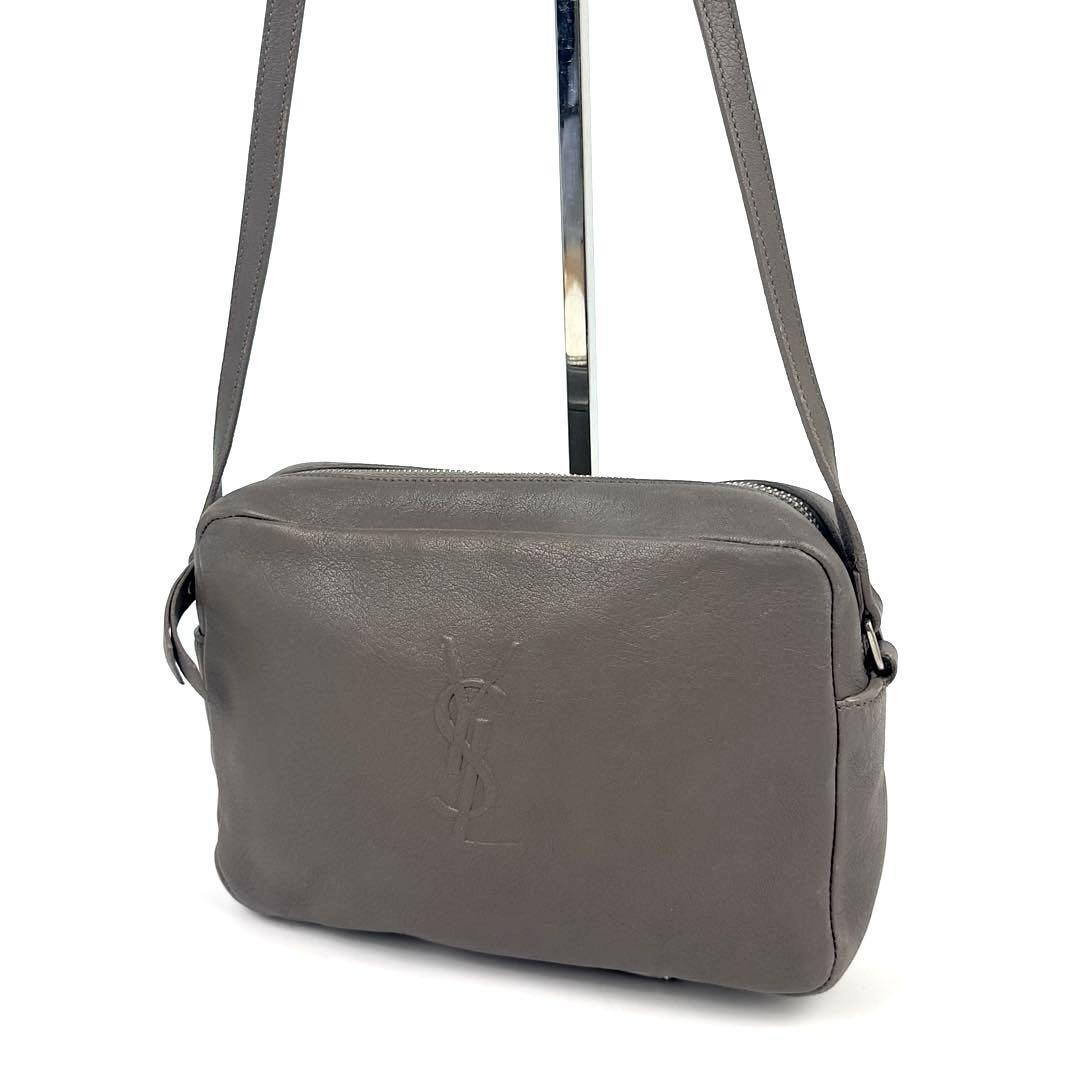 美品】SAINT LAURENT サンローラン ショルダーバッグ YSL 美品】SAINT LAURENT サンローラン ショルダーバッグ YSL
