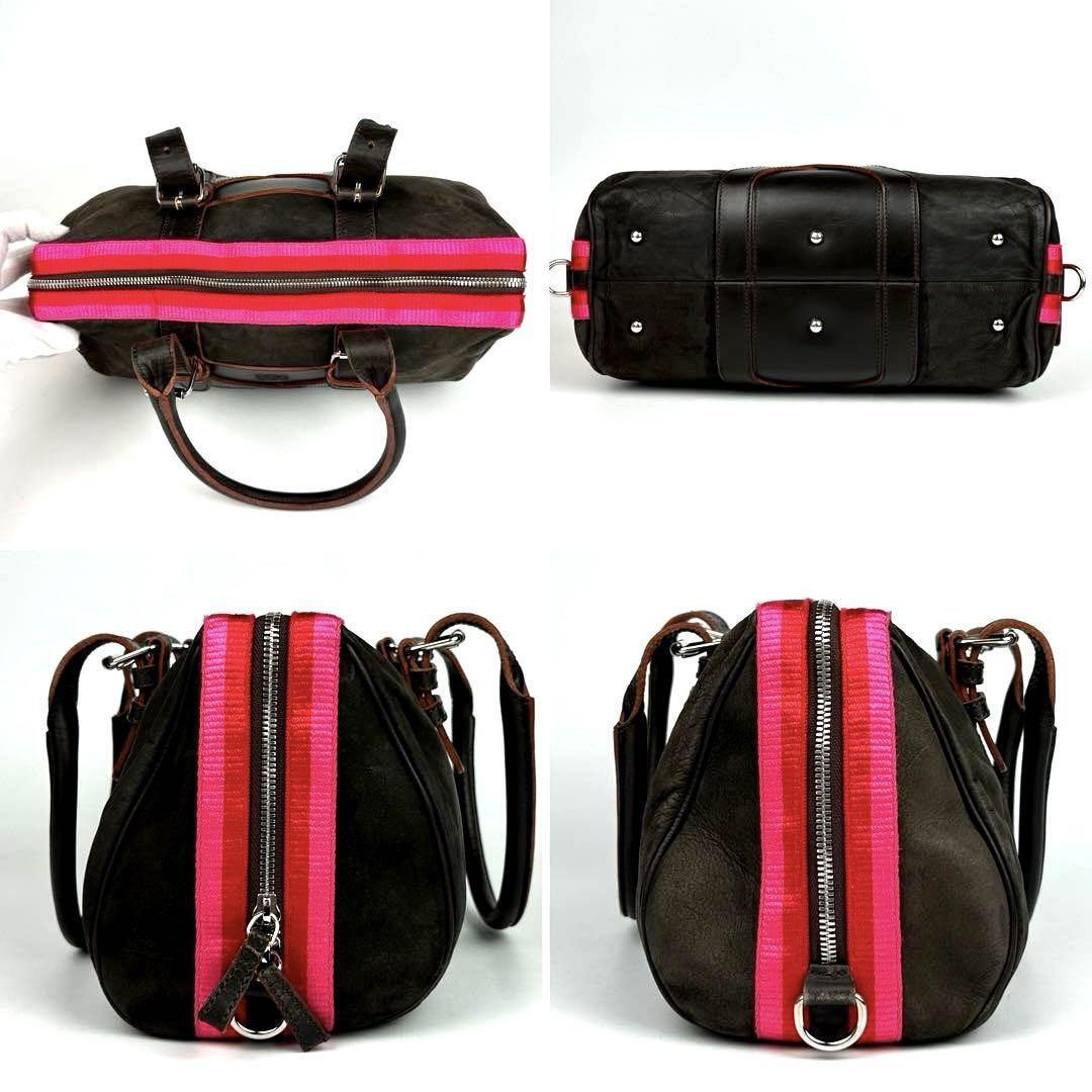 美品 LOEWE ロエベ ハンドバッグ アナグラム ロゴ型押し ミニ 美品 LOEWE ロエベ ハンドバッグ アナグラム ロゴ型押し ミニ