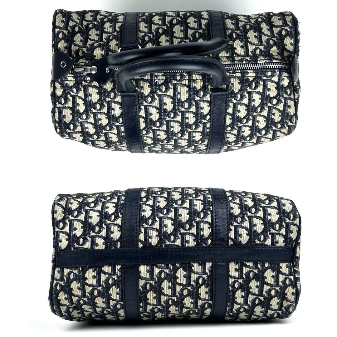 美品】Christian Dior ディオール ミニボストン トロッター 総柄 美品】Christian Dior ディオール ミニボストン トロッター 総柄