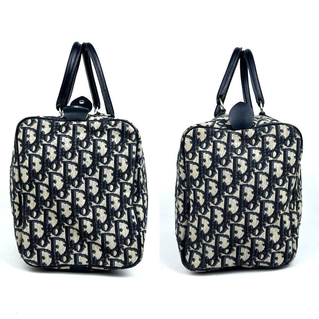美品】Christian Dior ディオール ミニボストン トロッター 総柄 美品】Christian Dior ディオール ミニボストン トロッター 総柄