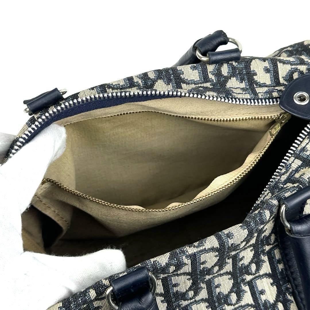 美品】Christian Dior ディオール ミニボストン トロッター 総柄 美品】Christian Dior ディオール ミニボストン トロッター 総柄