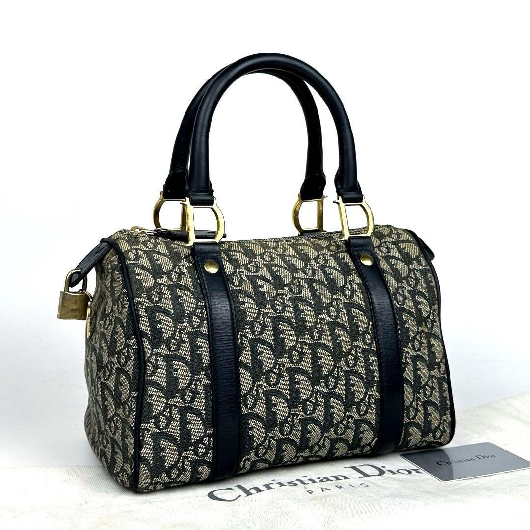 人気】Christian Dior ディオール ミニボストン トロッター 総柄 人気】Christian Dior ディオール ミニボストン トロッター 総柄