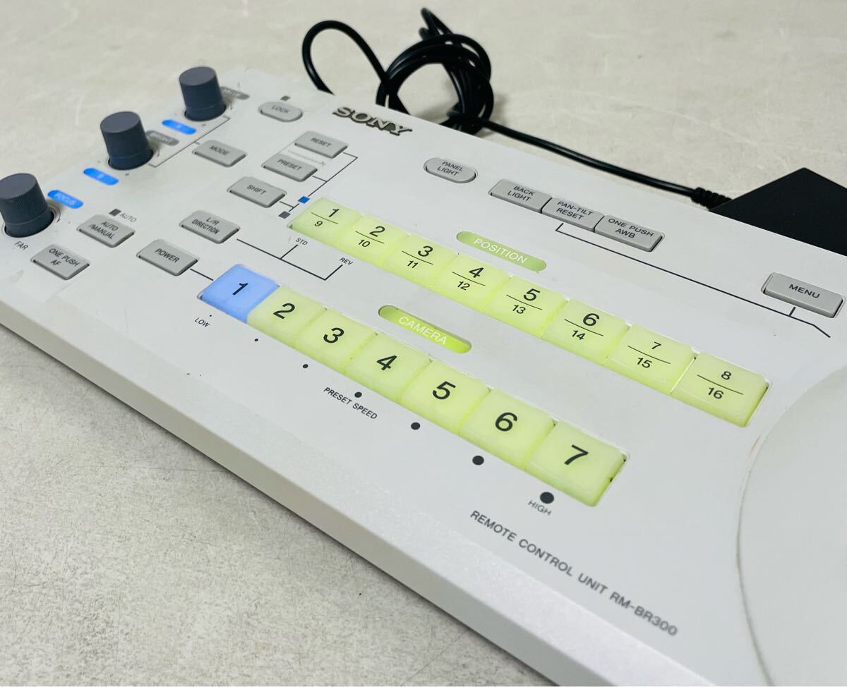 動(dòng)作確認(rèn)済 SONY ソニー RM-BR300 リモートコントロールユニット BRC-Z700 旋回型HD 3COMSカラービデオカメラ BRC-Z700 set セット i0403