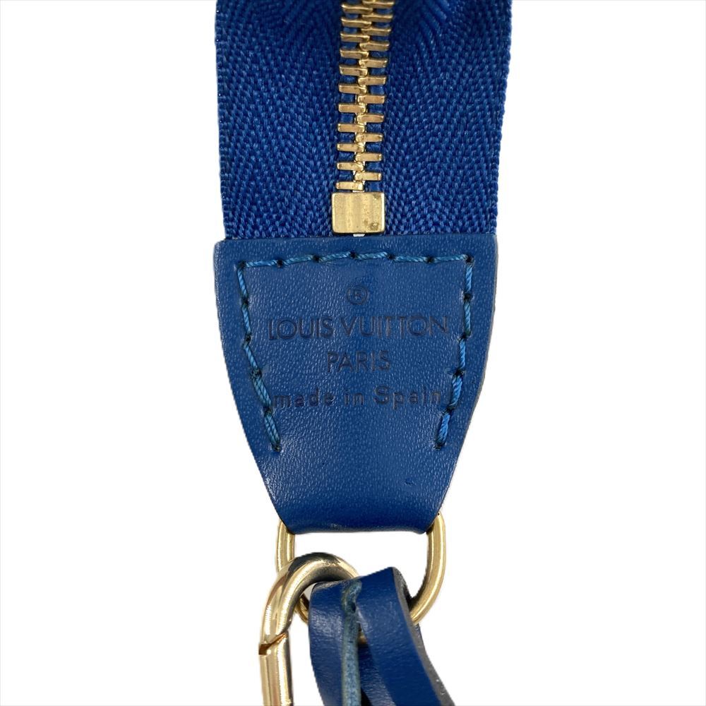 ルイヴィトン LOUIS VUITTON ポシェットアクセソワール ハンドバッグ エピ M52945 トレドブルー CA0948
