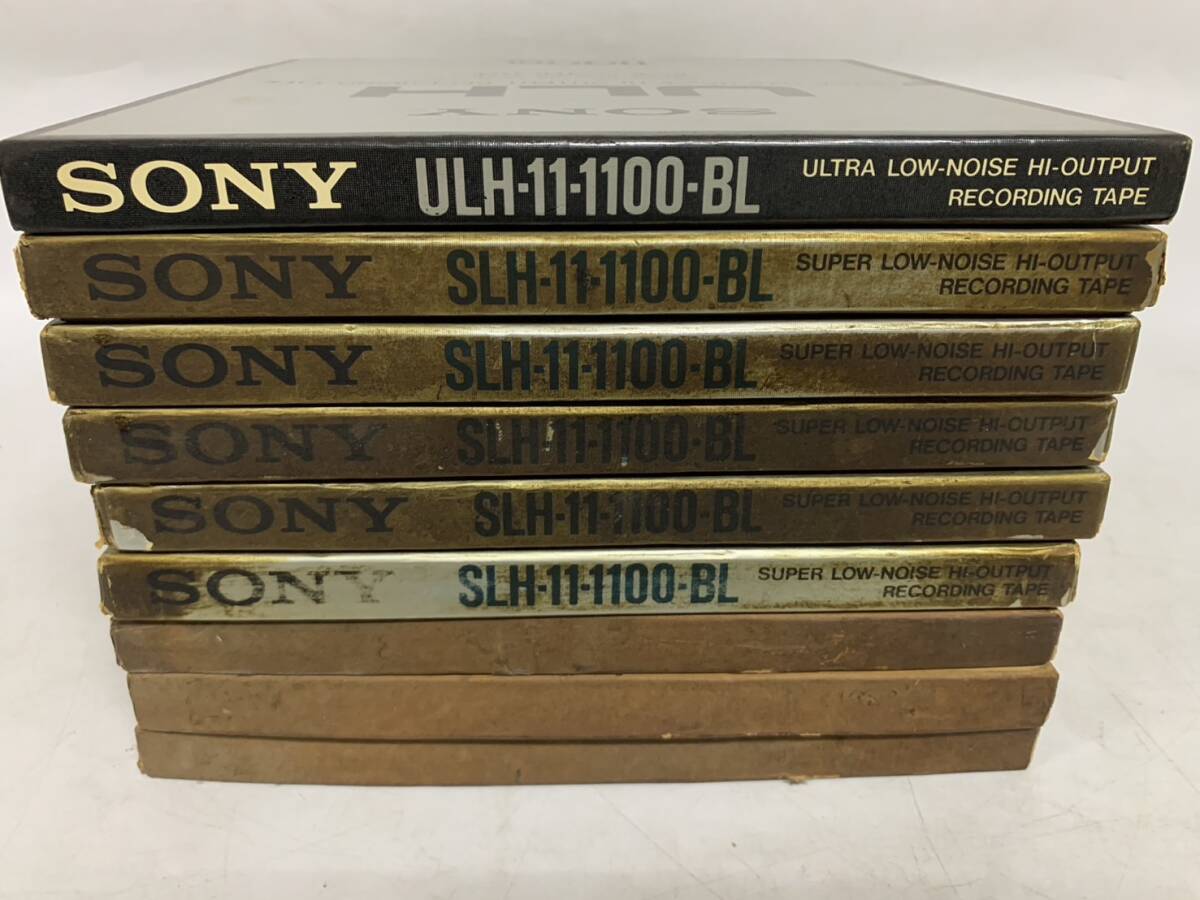 0425y Y3450】 オープンリールテープ 9点まとめ SONY SLH 1100BL 0425y Y3450】 オープンリールテープ 9点まとめ SONY SLH 1100BL