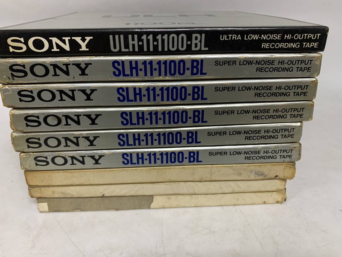 0425y Y3450】 オープンリールテープ 9点まとめ SONY SLH 1100BL 0425y Y3450】 オープンリールテープ 9点まとめ SONY SLH 1100BL