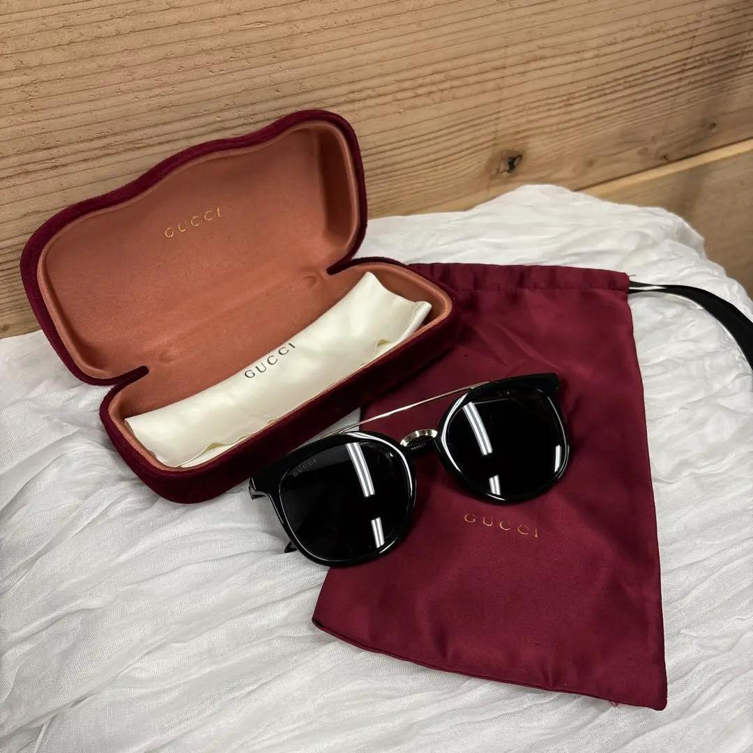 GUCCI グッチ サングラス キャットアイ ブラック UL704A99CT GUCCI グッチ サングラス キャットアイ ブラック UL704A99CT