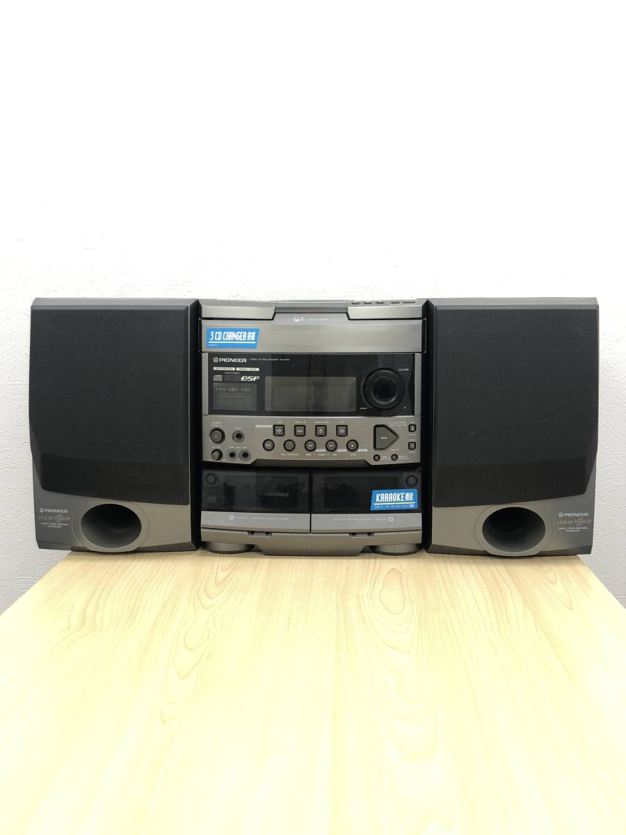 通電確認済み】PIONEER パイオニア ステレオCDカセットデッキ XR 通電確認済み】PIONEER パイオニア ステレオCDカセットデッキ XR