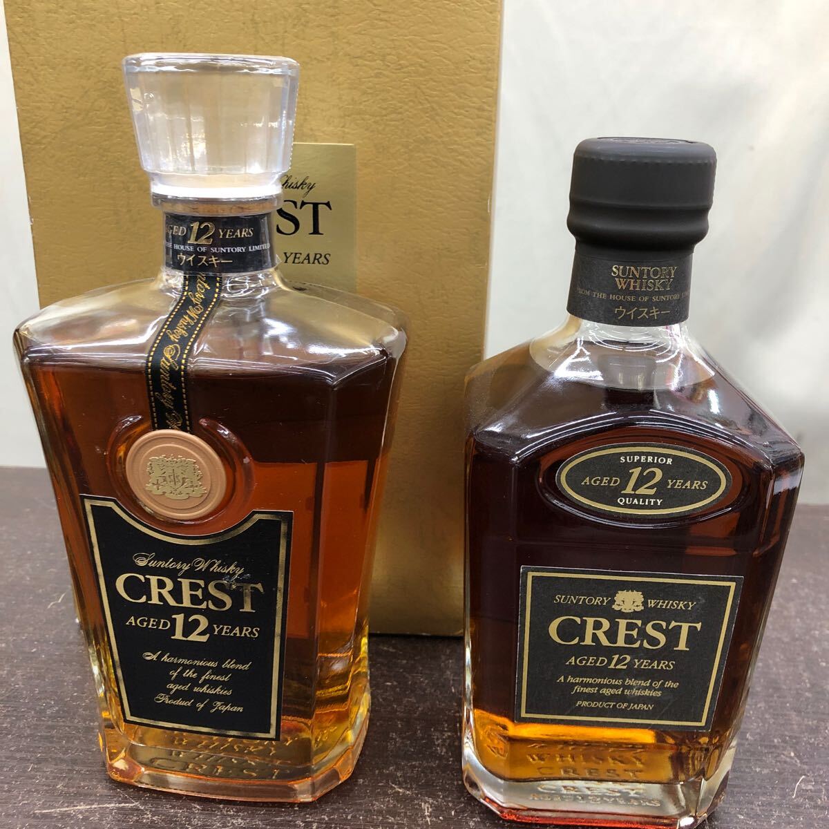 未開栓】2本セット CREST 12年 サントリー ウイスキー クレスト 未開栓】2本セット CREST 12年 サントリー ウイスキー クレスト