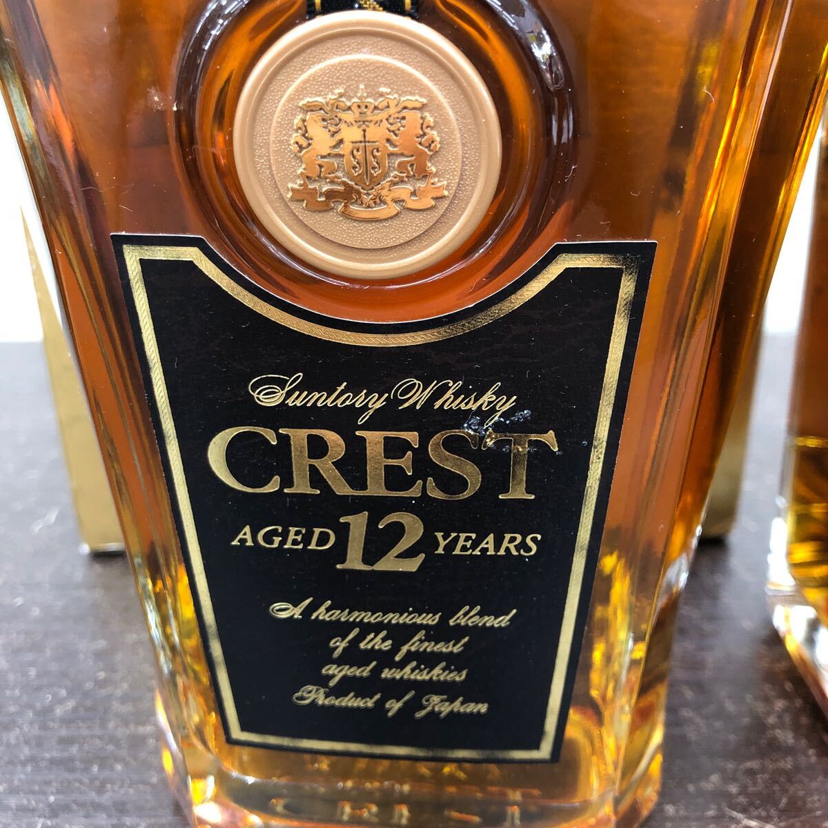 未開栓】2本セット CREST 12年 サントリー ウイスキー クレスト 未開栓】2本セット CREST 12年 サントリー ウイスキー クレスト