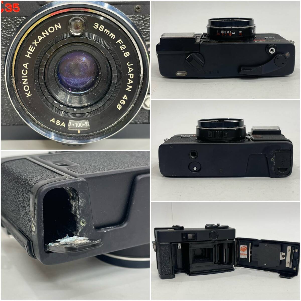 ☆ 1円〜【4点まとめ売り】 KONICA コニカ フィルムカメラ ☆ 1円〜【4点まとめ売り】 KONICA コニカ フィルムカメラ