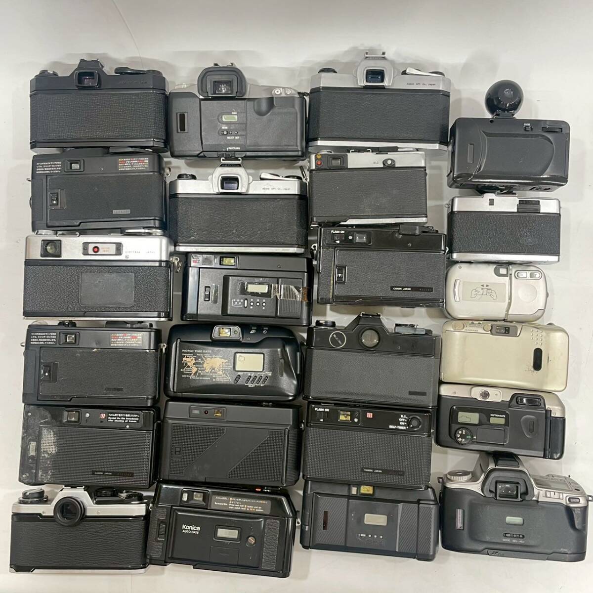 ☆ 1円〜【48点まとめ売り】 Canon KONICA OLYMPUS FUJICA 等 ☆ 1円〜【48点まとめ売り】 Canon KONICA OLYMPUS FUJICA 等